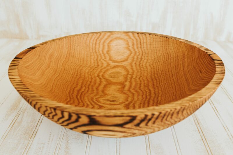 12-inch Torched Red Oak bowl