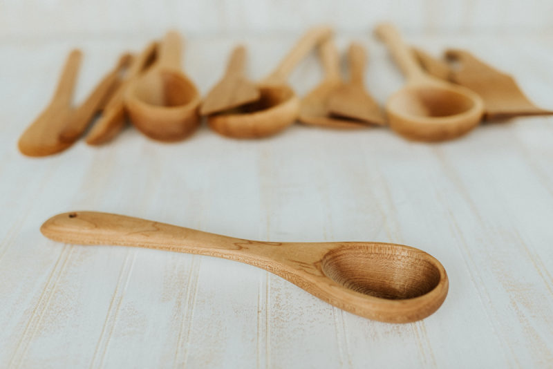 Wooden Shallow Spoon