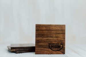 Walnut Coasters