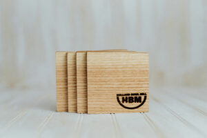 Red Oak Wooden Coasters