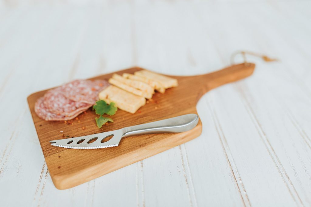 Do you know how to build a charcuterie board? It usually starts with meats and cheeses.