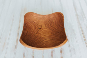 12-inch Cherry Four Corners Bowl