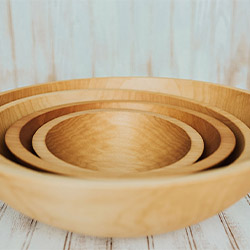 Solid Maple Bowls