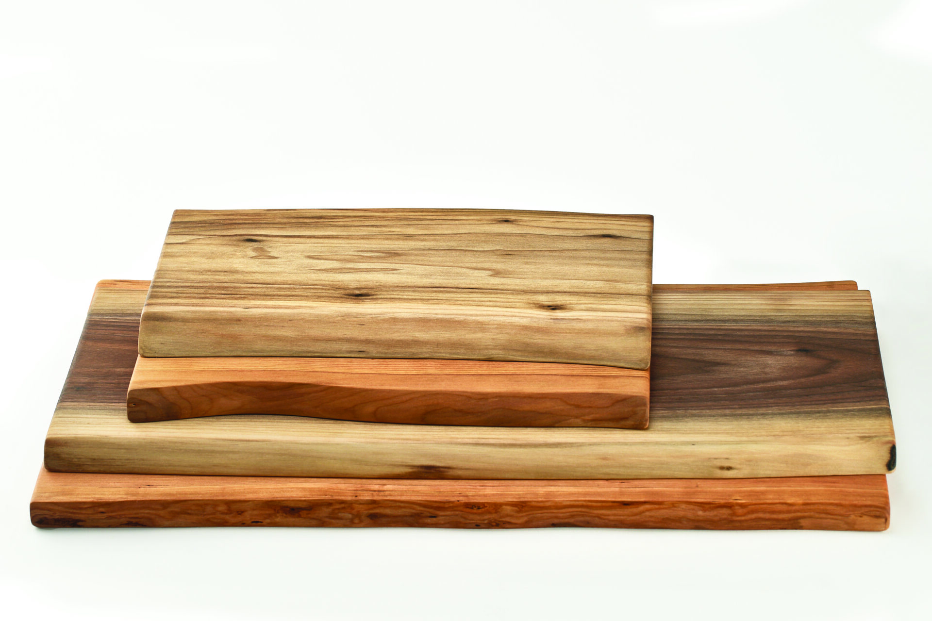Wood Cutting Board Set, Small Set of 3, Walnut Cherry and Maple Cutting  Boards, Chopping Board, Housewarming Gift, Edge Grain, Made in USA 