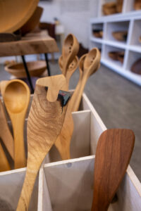 Wooden utensils from Holland Bowl Mill.