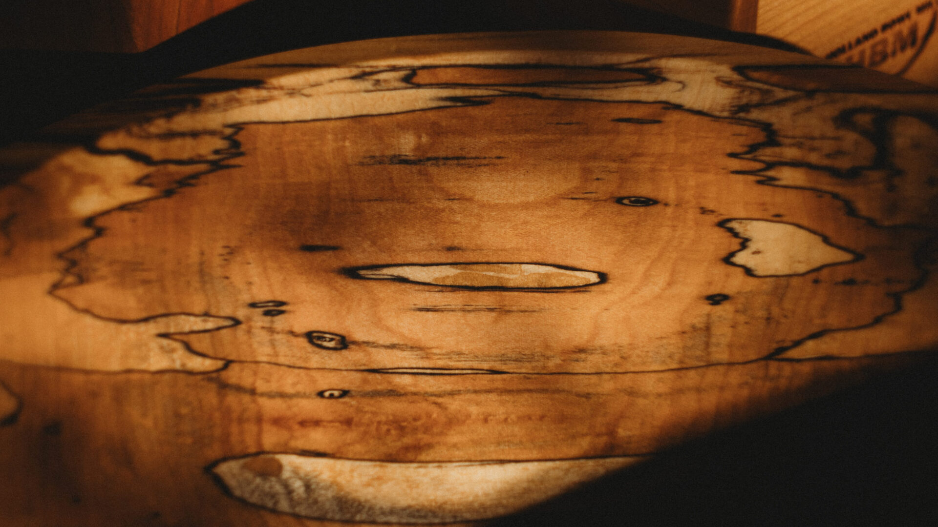 12-inch Spalted Maple Wooden Bowl - Image 2