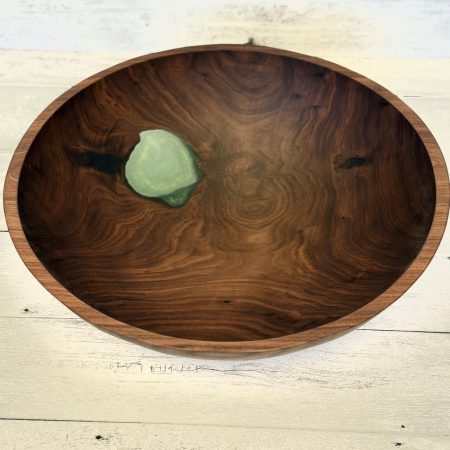 17inch Walnut Resin Bowl