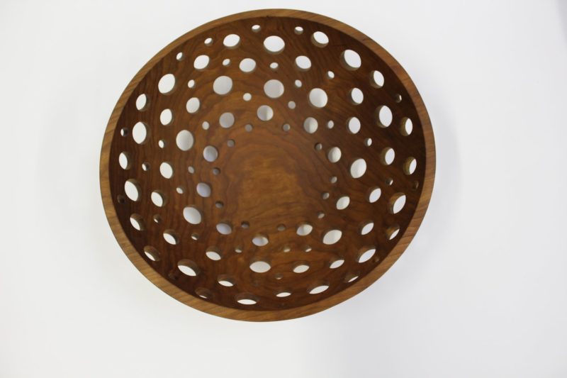 17-inch Cherry Fruit Bowl (with holes for airflow)